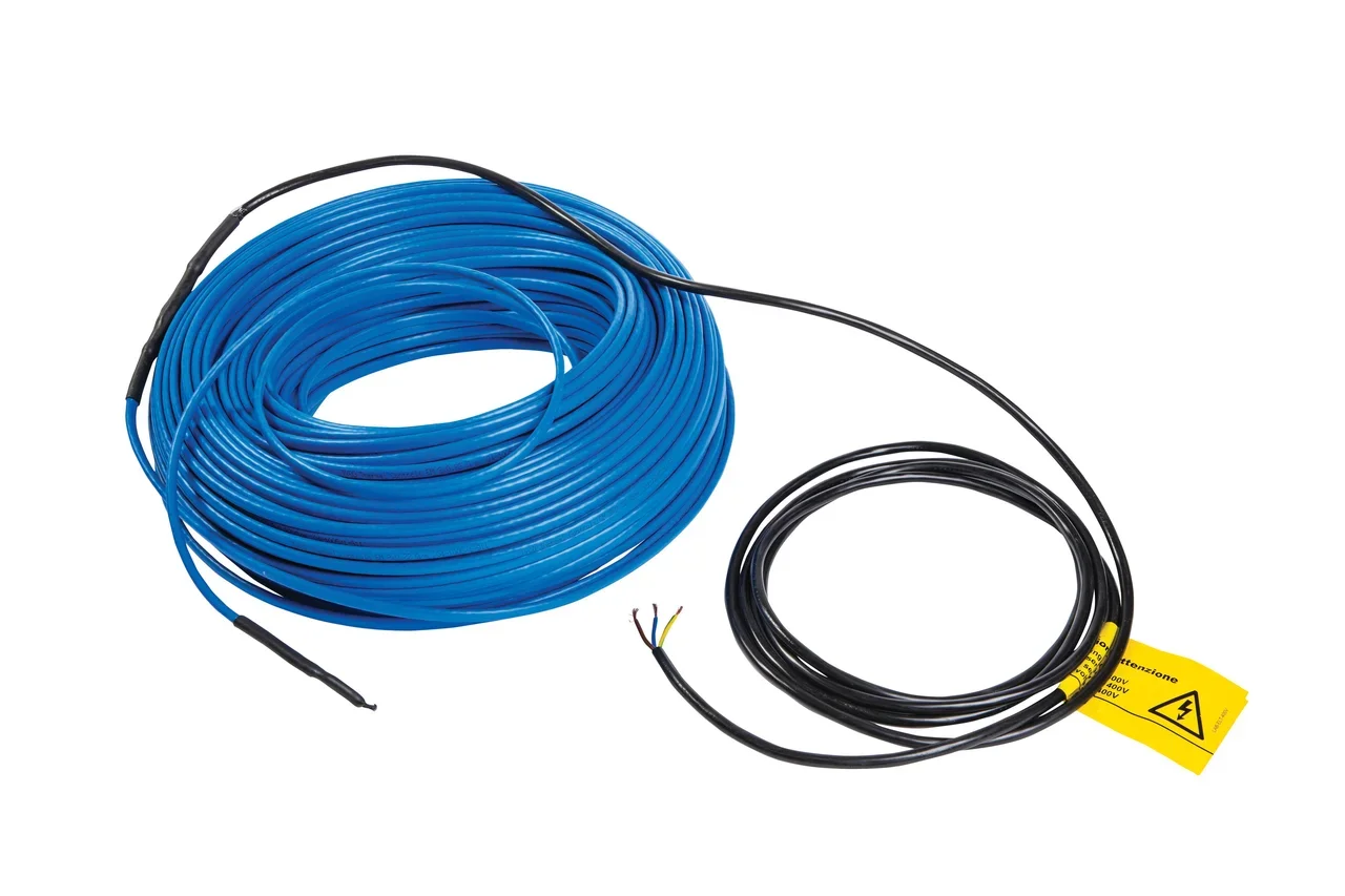 Резистивный греющий кабель Raychem  EM4-CW длиной 121м, с кабелем холодного ввода 4м